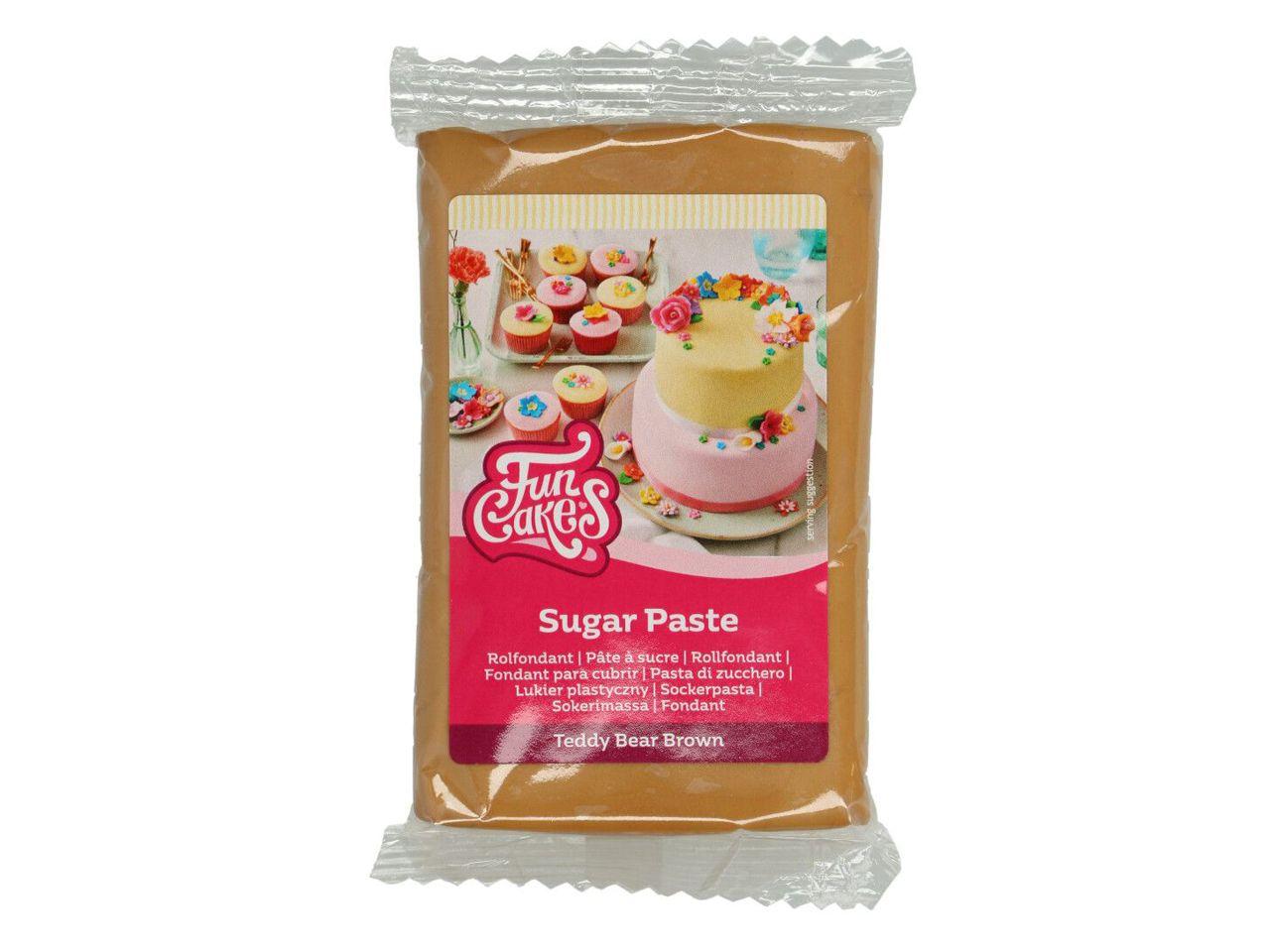 FunCakes Rollfondant Teddy Bär Braun 250g