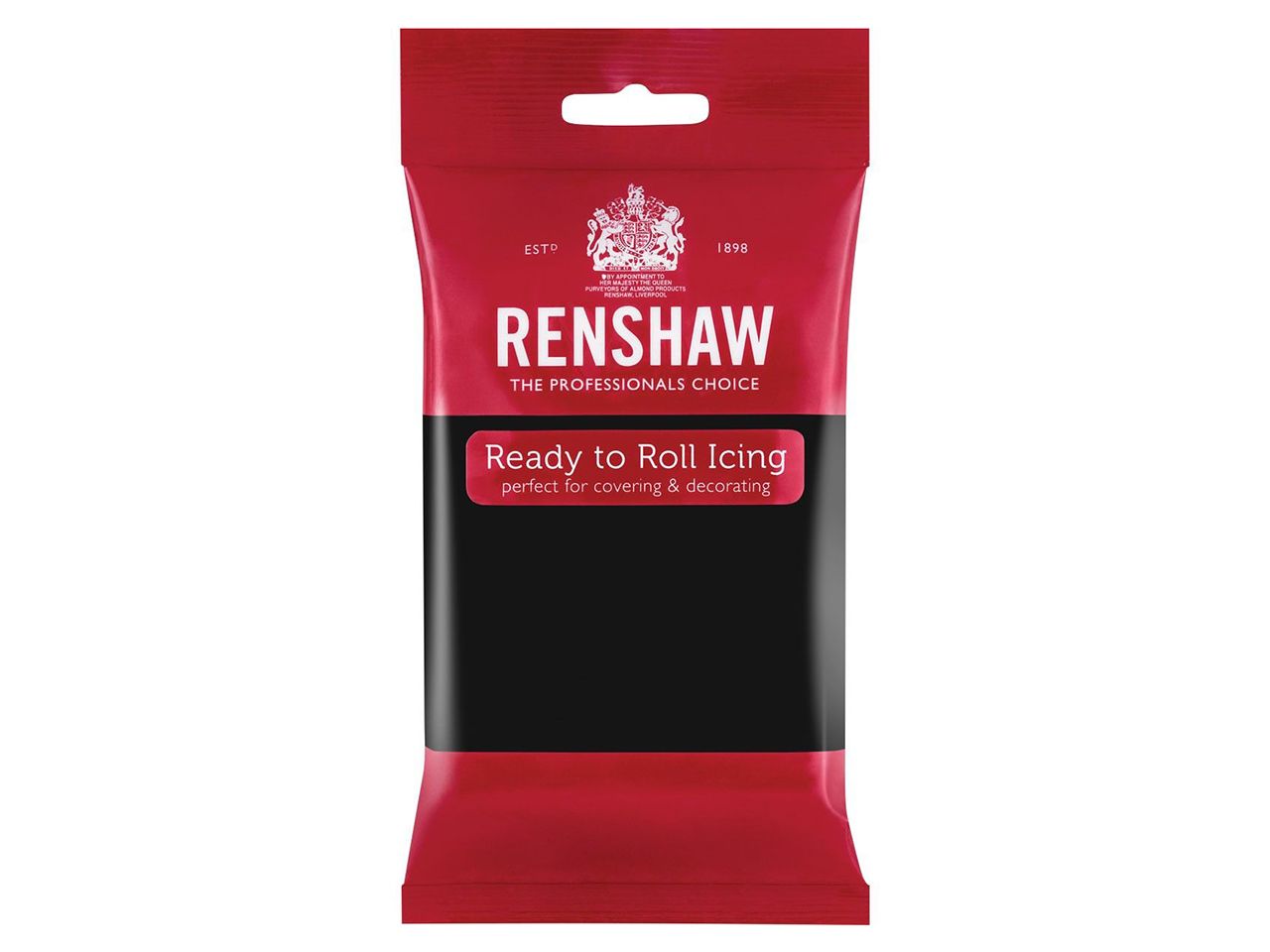 Renshaw Rollfondant Extra Schwarz 250g