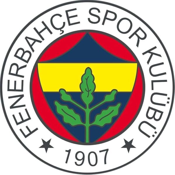 Fenerbahce Istanbul Tortenaufleger – essbare Tortendekoration