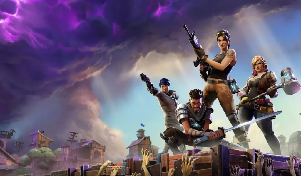 Tortenaufleger mit Fortnite-Motiv