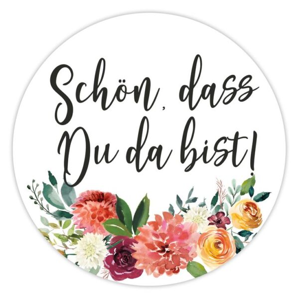 Schön das du da bist