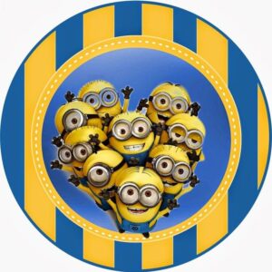 Tortenaufleger Minions Tortendekoration Personalisierbar Motiv 5