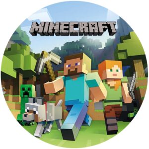 Tortenaufleger Minecraft Motiv 2