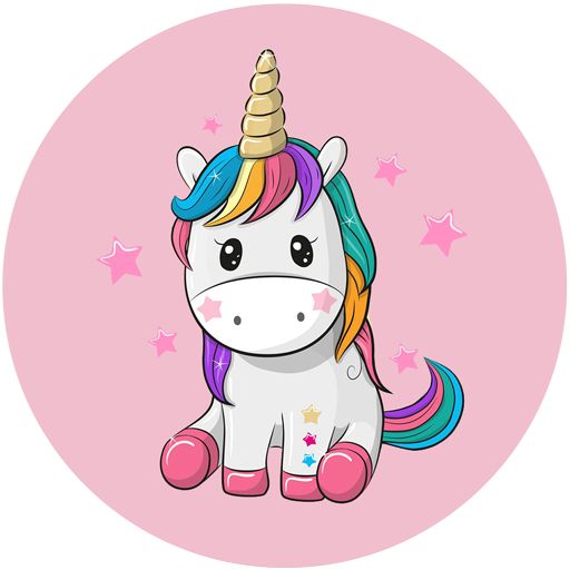 Einhorn Tortenaufleger – Unicorn Motiv 3