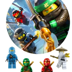 Tortenaufleger Ninjago Set 4 – Bild 1