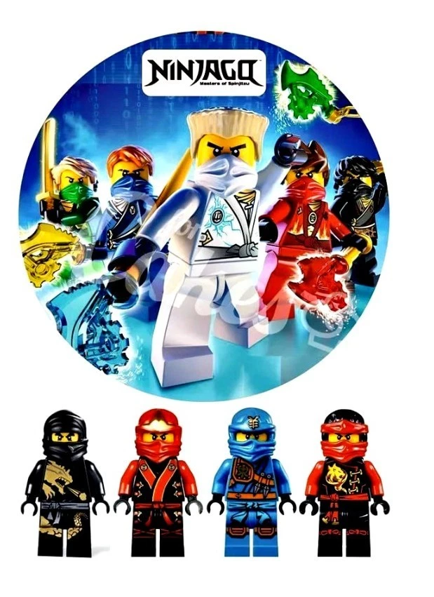 Tortenaufleger Ninjago Set 2 – Bild 1