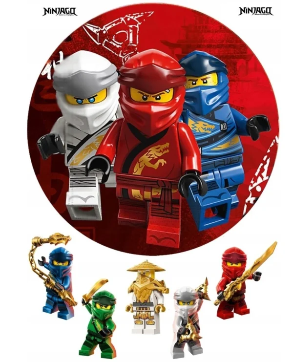 Tortenaufleger Ninjago Set 3