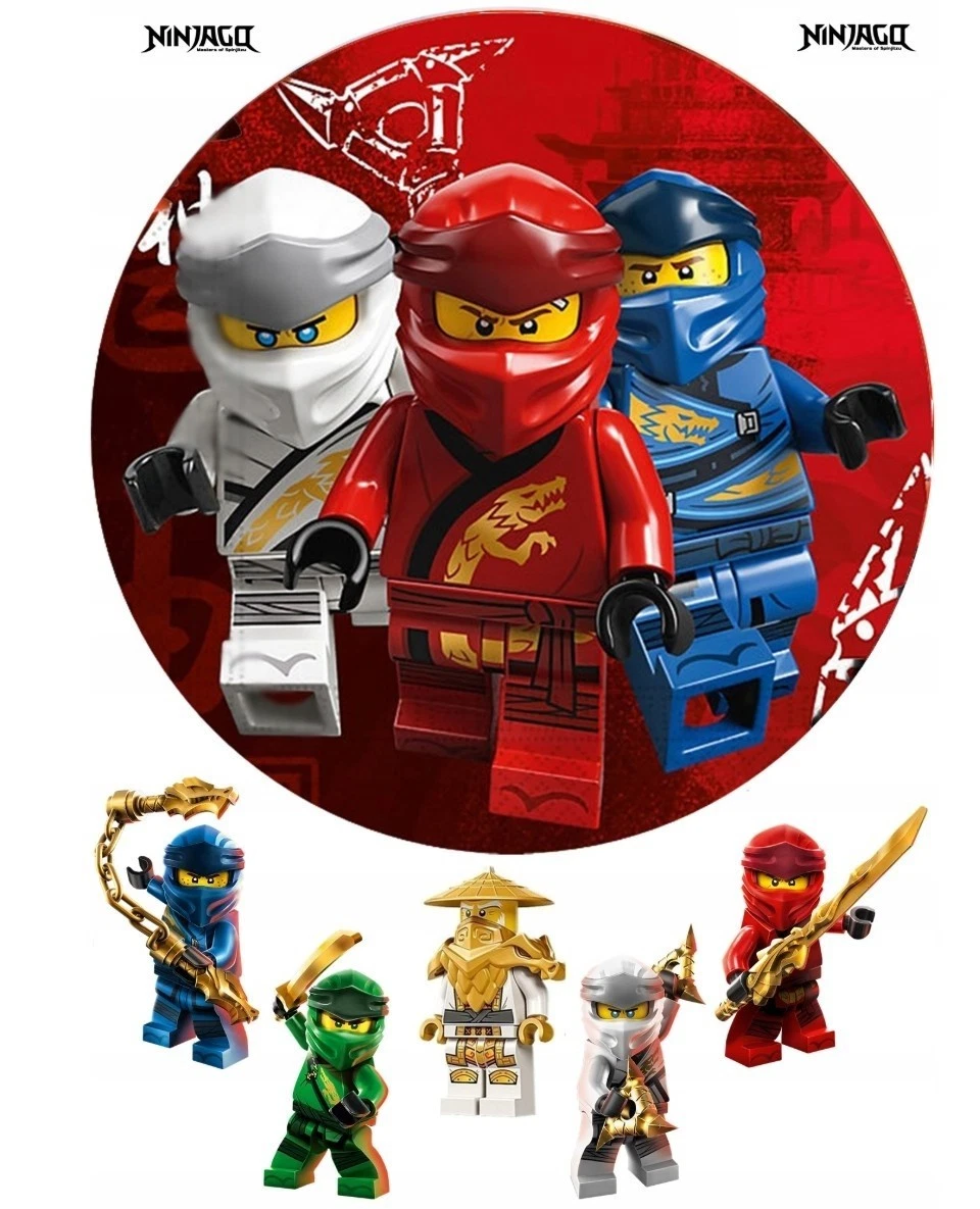 Tortenaufleger Ninjago Set 3 – Bild 1