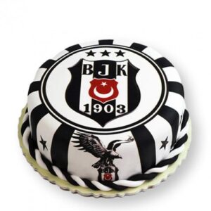 Besiktas Istanbul Tortenaufleger – essbare Tortendekoration – Bild 2