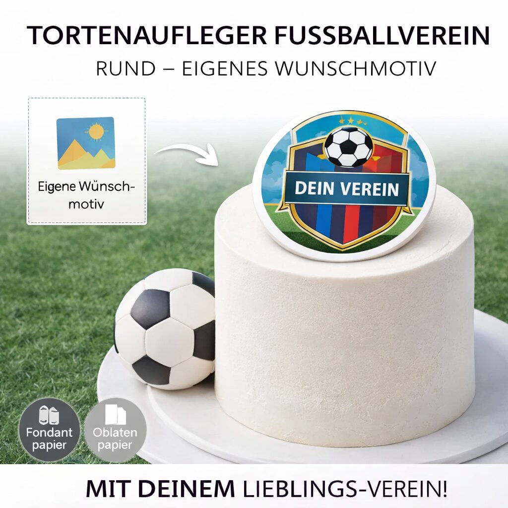 Fußballverein Wunschmotiv