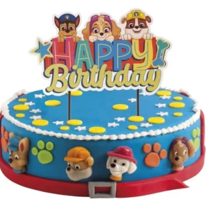 Cake Topper Paw Patrol Tortenstecker Paw Patrol Happy Birthday – Bild 2