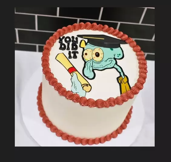 You dit it Tortenaufleger Thaddäus Spongebob personalisierbar