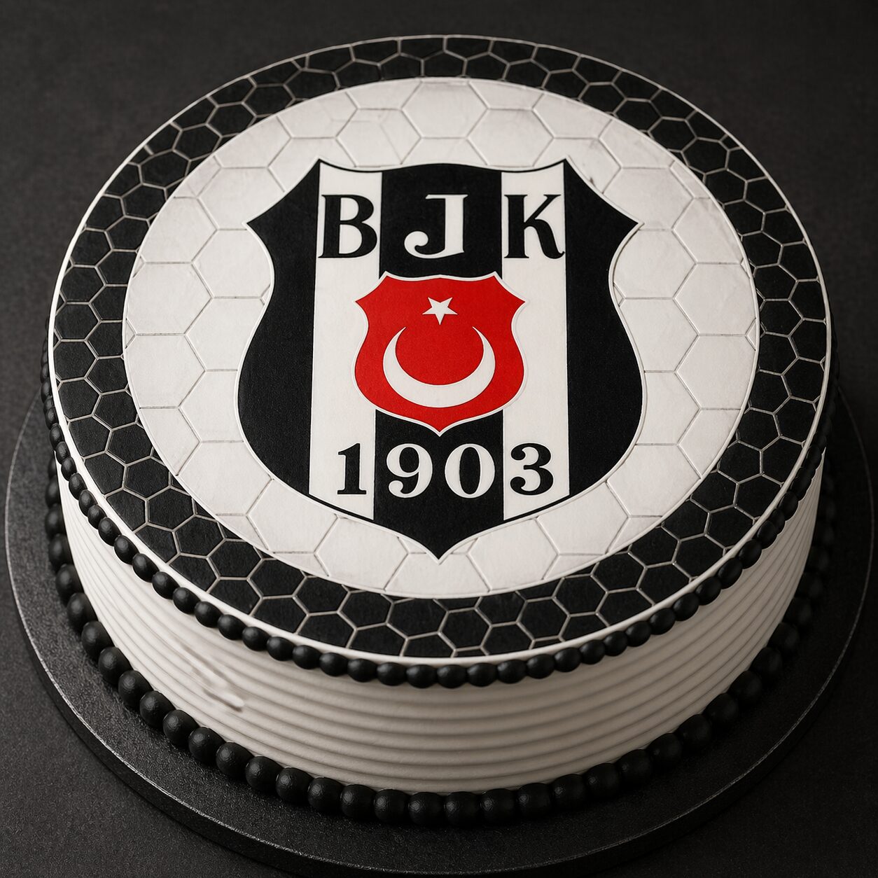 Besiktas Tortenaufleger – essbare Tortendekoration Besiktas Istanbul – Bild 2