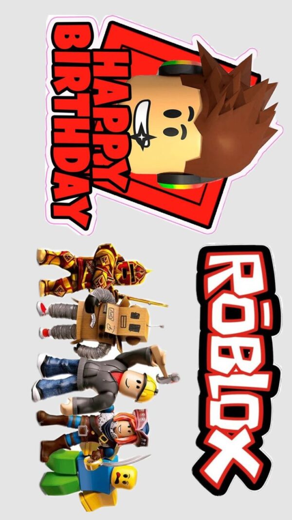Tortenaufleger Roblox Set 3