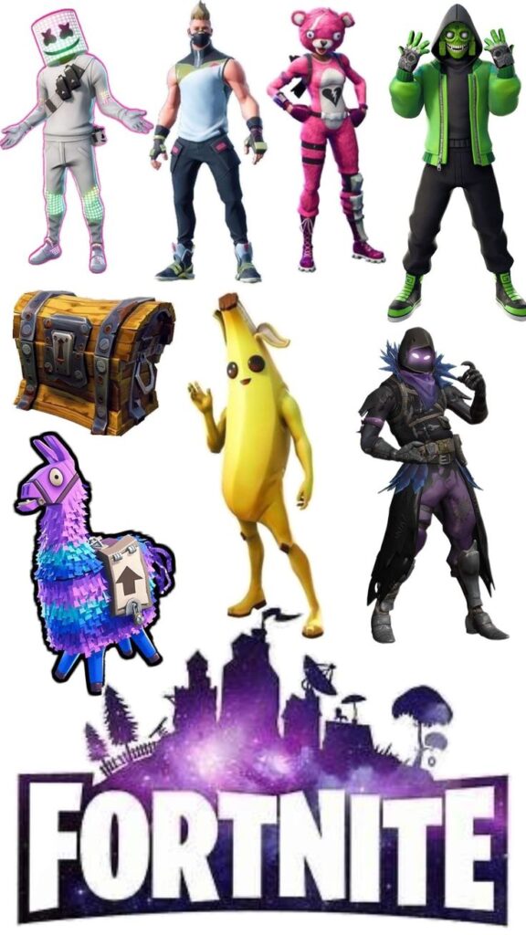 Tortenaufleger mit Fortnite-Motiv
