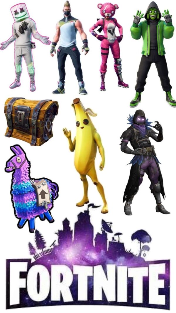 Tortenaufleger Fortnite Tortendeko Set 4