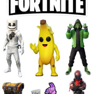 Tortenaufleger Fortnite Tortendeko Set 3
