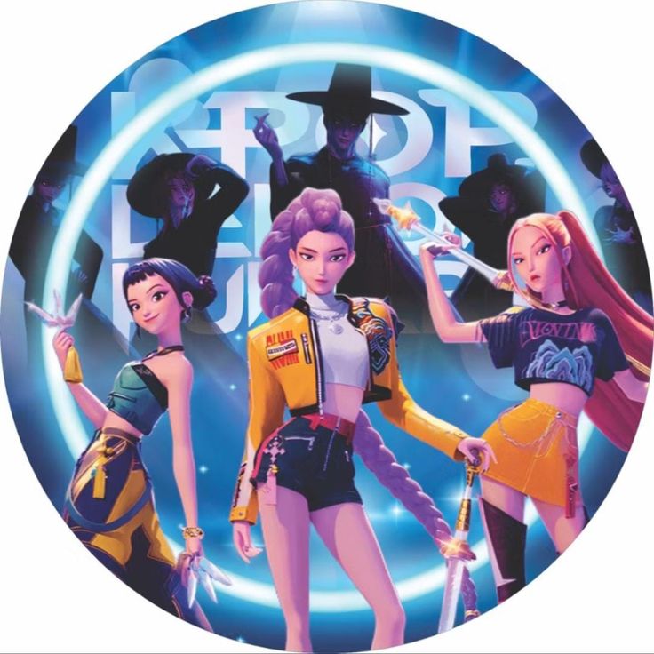 Tortenaufleger K-Pop Demon Hunters Tortenaufleger Motiv 4 – Bild 1