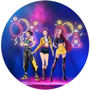 K-POP Demon Hunters Tortenaufleger – Motiv 3