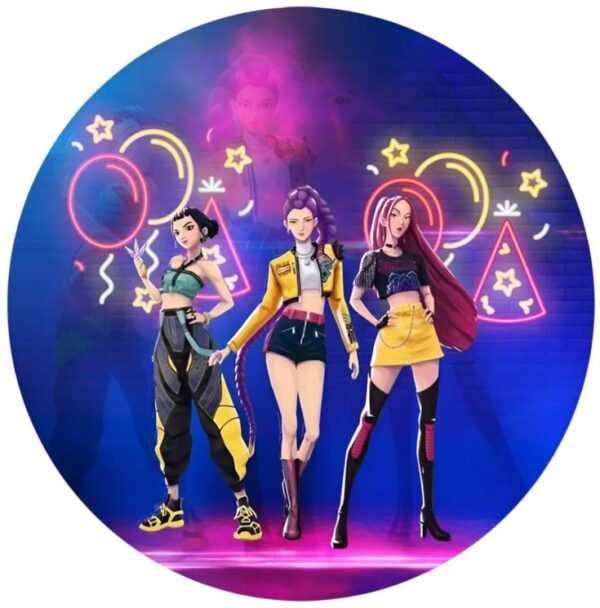 K-POP Demon Hunters Tortenaufleger – Motiv 3