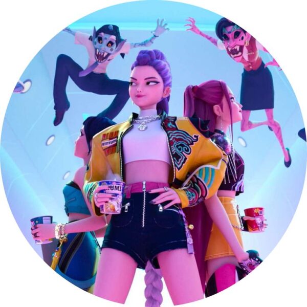 Tortenaufleger K-Pop Demon Hunters Tortenaufleger Motiv 5