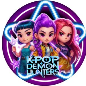 K-POP Demon Hunters Tortenaufleger – Motiv 5