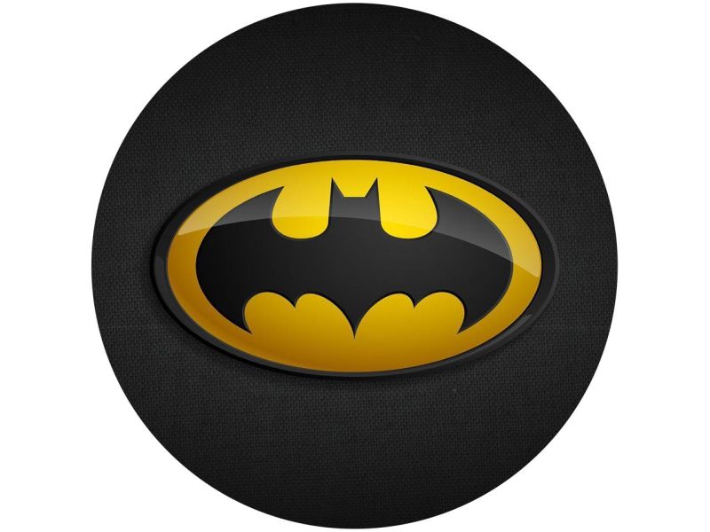 Runder Tortenaufleger mit Batman-Motiv